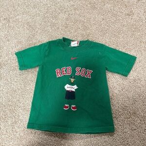Vintage Y2K Nike Boston Red Sox Wally The Green Monster T-Shirt Kids Toddler 2T